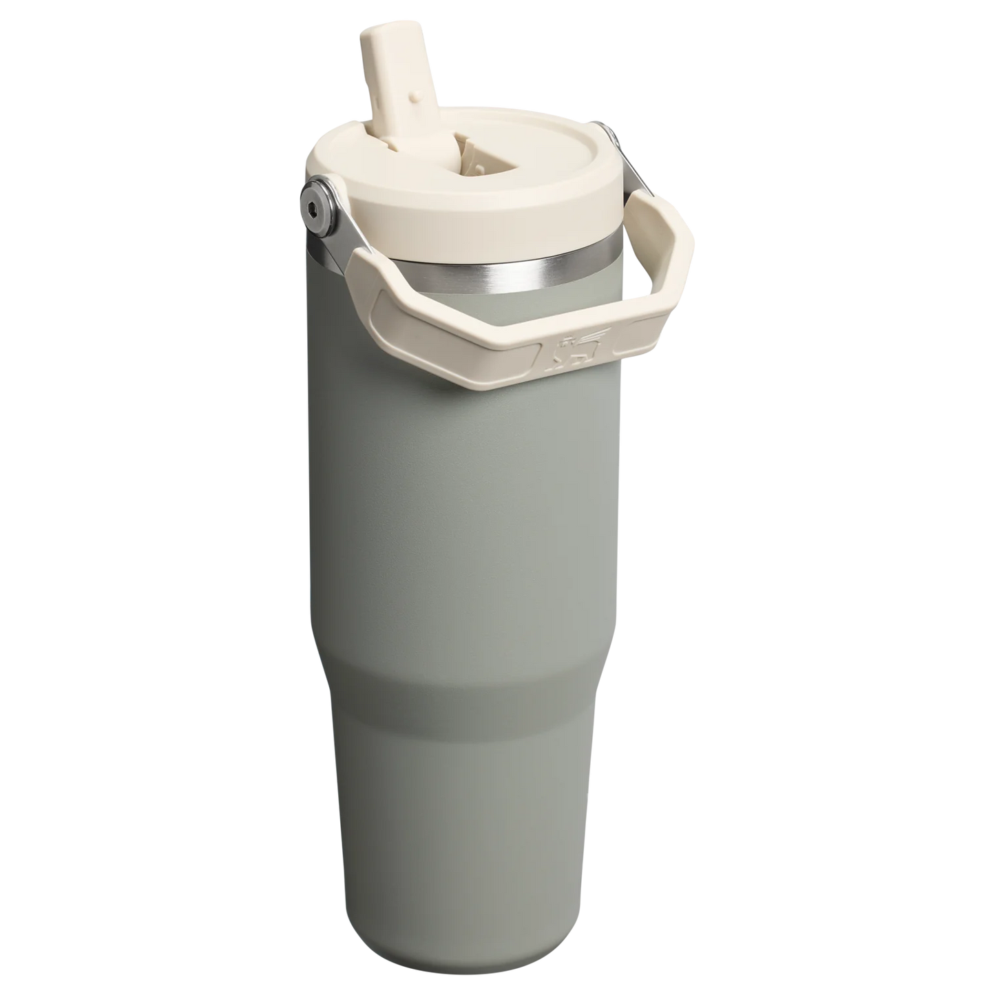 The IceFlow™ Flip Straw Tumbler | 30 OZ Sage Grey